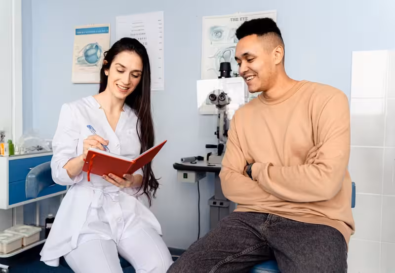 Patient consultation for What Happens During the Microsuction Procedure - Guide To Enfield: Private Microsuction Ear Wax Rem...